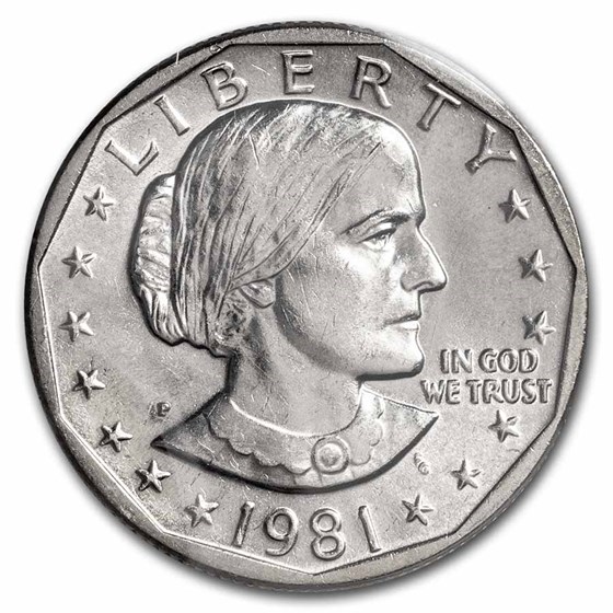1981-P Susan B. Anthony Dollar BU 1981-P Susan B. Anthony Dollar BU