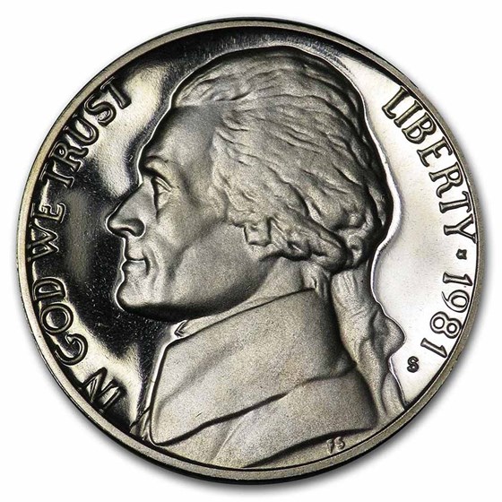 1981-S Jefferson Nickel Type-II Gem Proof 1981-S Jefferson Nickel Type-II Gem Proof