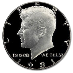 1981-S Kennedy Half Dollar Gem Proof (Type I)