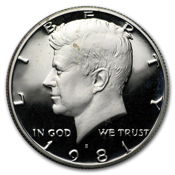 1981-S Kennedy Half Dollar Proof (Type II) 1981-S Kennedy Half Dollar Proof (Type II)