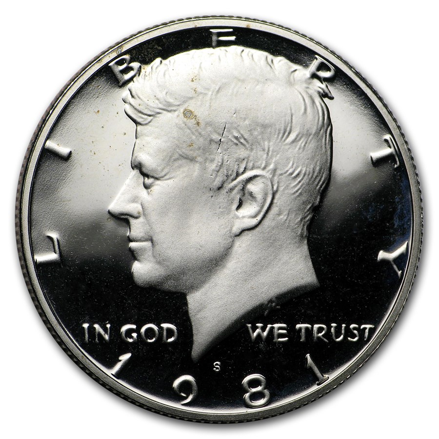 1981-S Kennedy Half Dollar Proof (Type II)