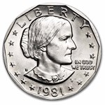 1981-S SBA 20-Coin Roll BU