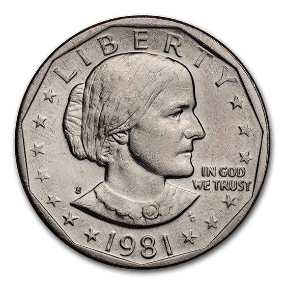1981-S Susan B. Anthony Dollar BU