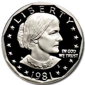 1981-S Susan B. Anthony Dollar Gem Proof Type-1