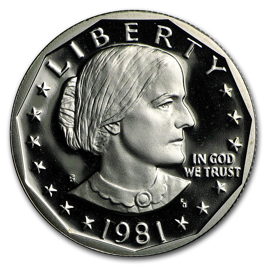 1981-S Susan B. Anthony Dollar Gem Proof Type-2