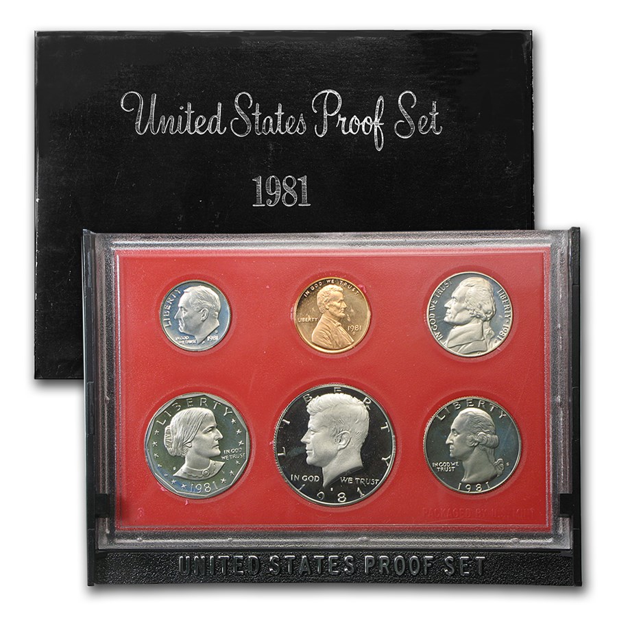 Buy 1981 U.S. Proof Set (Type 2, Clear S) | APMEX