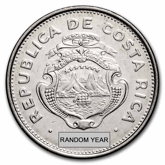1982-1984 Costa Rica 2 Colones Avg Circ 1982-1984 Costa Rica 2 Colones Avg Circ