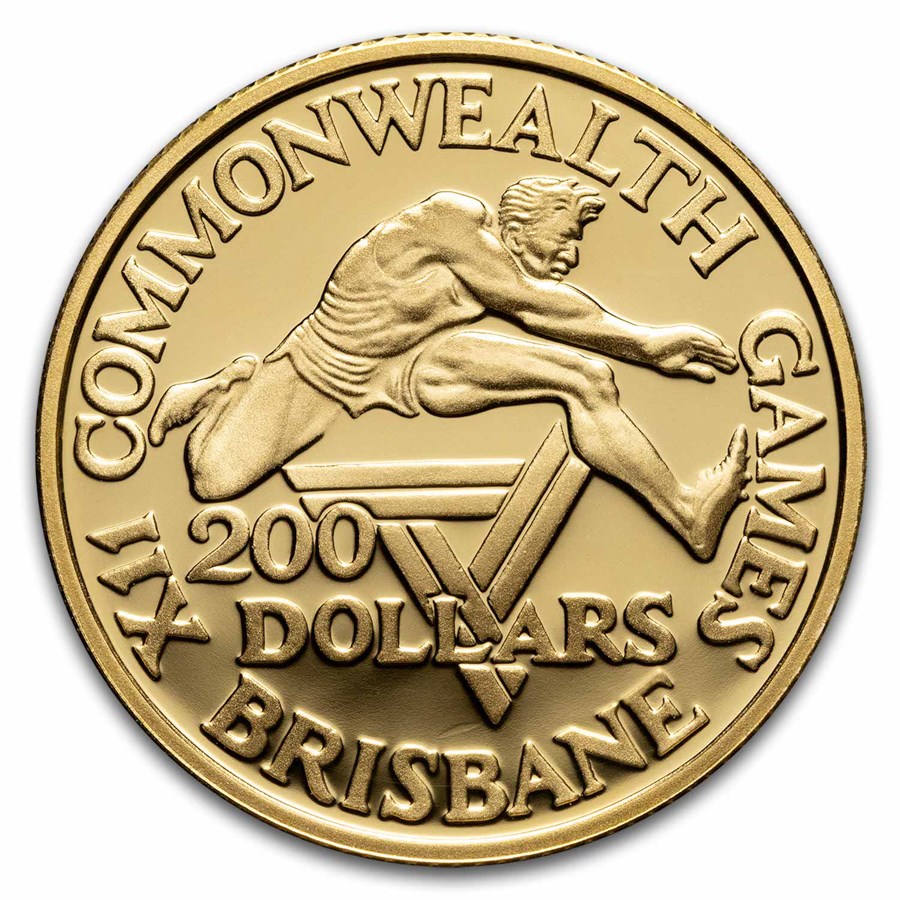 Buy 1982 Australia Gold $200 Commonwealth Games BU/Proof | APMEX