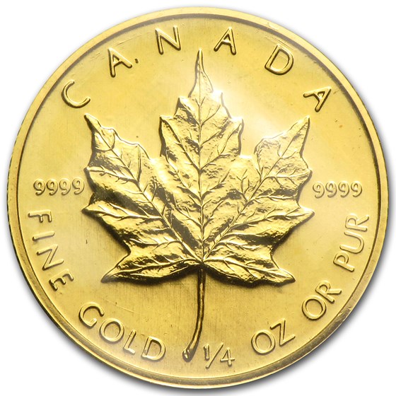 1982 Canada 1/4 oz Gold Maple Leaf BU 1982 Canada 1/4 oz Gold Maple Leaf BU
