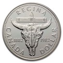 1982 Canada Silver Dollar BU (Bison Skull)