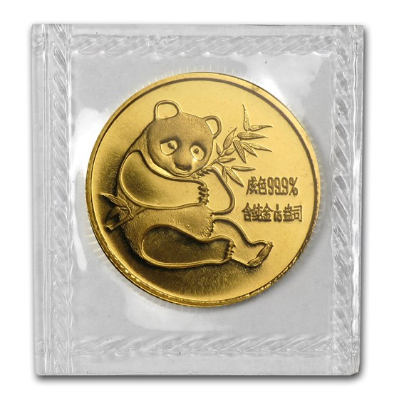 Buy 1982 China 1/10 oz Gold Panda BU (Sealed) | APMEX