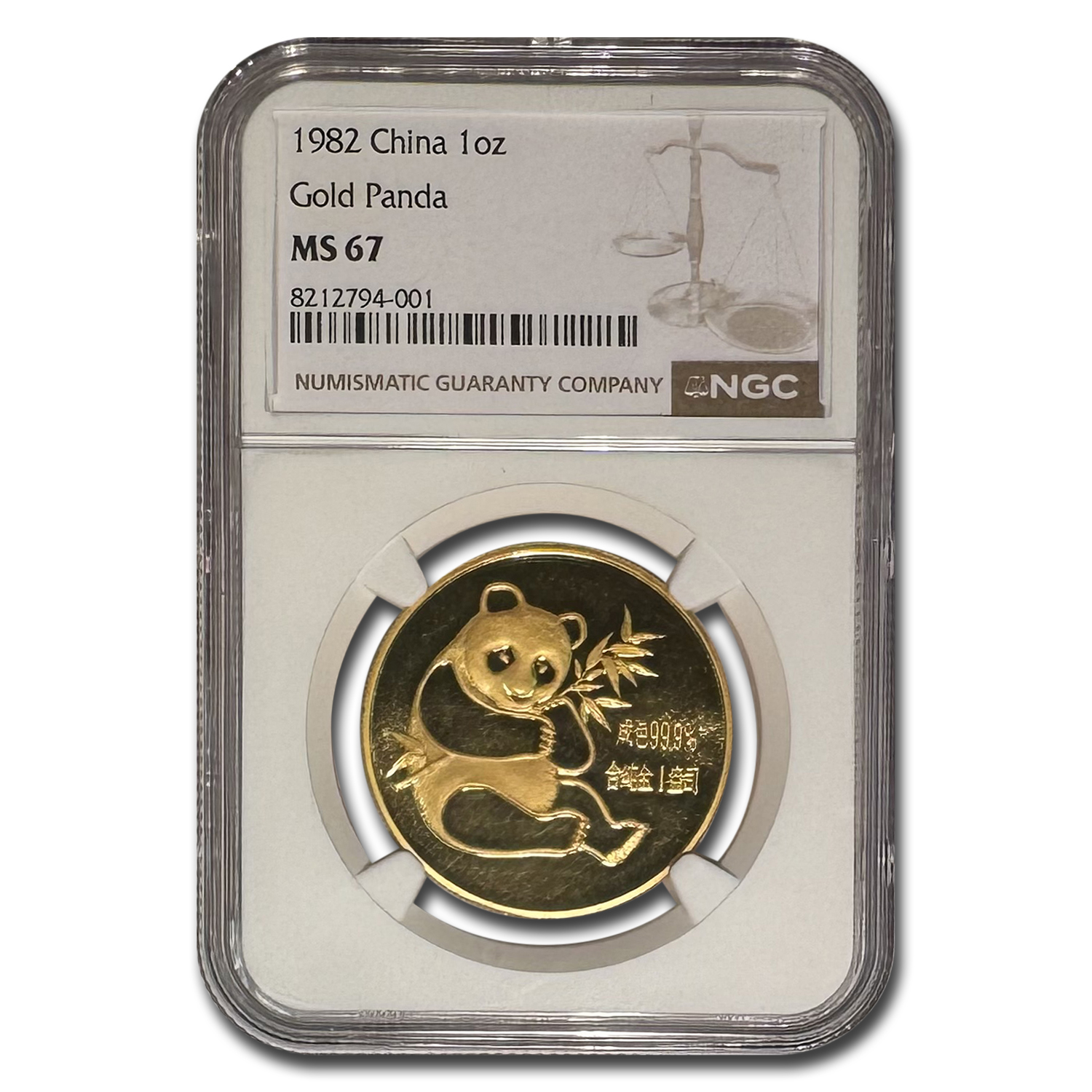Buy 1982 China 1 oz Gold Panda MS-67 NGC | APMEX