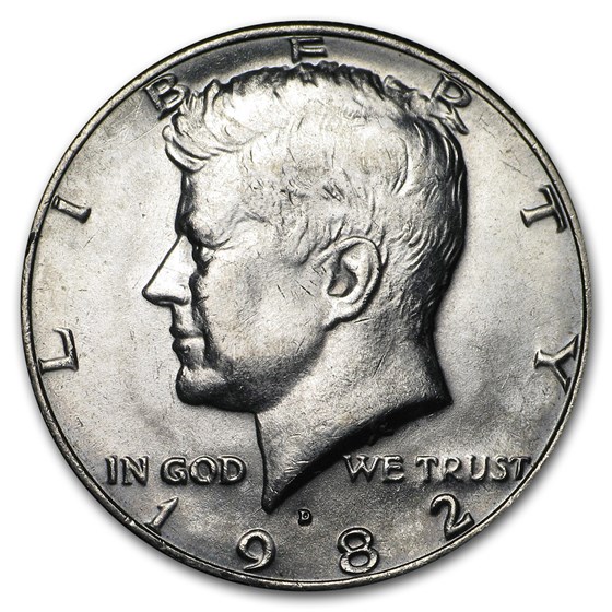 1982-D Kennedy Half Dollar BU 1982-D Kennedy Half Dollar BU