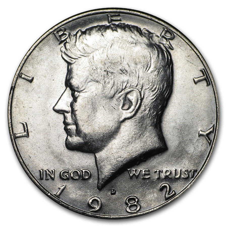 1982-D Kennedy Half Dollar BU