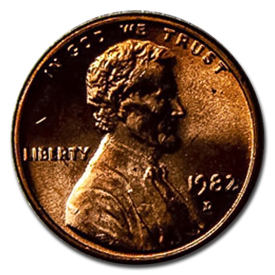 1982-D Lincoln Cent BU (Copper, Large Date) 1982-D Lincoln Cent BU (Copper, Large Date)