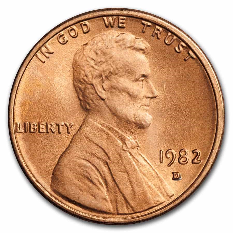 1982-D Lincoln Cent BU (Copper, Large Date)