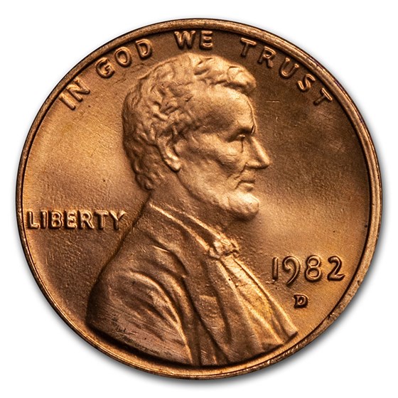 1982-D Lincoln Cent BU (Zinc, Large Date) 1982-D Lincoln Cent BU (Zinc, Large Date)