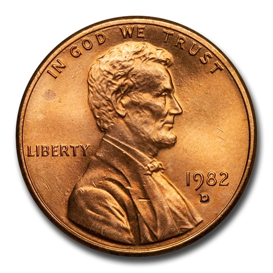 1982-D Lincoln Cent BU (Zinc, Small Date) 1982-D Lincoln Cent BU (Zinc, Small Date)