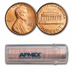 1982 Lincoln Cent 50-Coin Roll BU (Large Date-Copper)