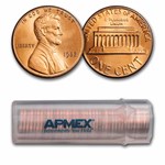 1982 Lincoln Cent 50-Coin Roll BU (Small Date-Copper)