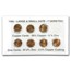 1982 Lincoln Cent 7-Coin Variety Set BU