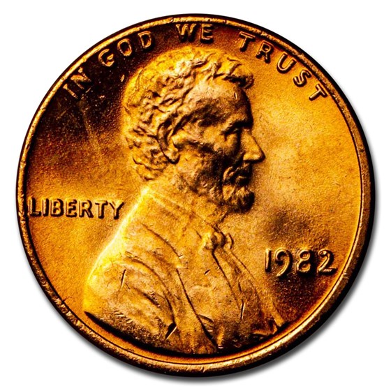 1982 Lincoln Cent BU (Copper, Large Date) 1982 Lincoln Cent BU (Copper, Large Date)