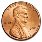 1982 Lincoln Cent BU (Zinc, Small Date)