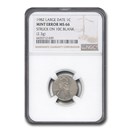 1982 Lincoln Cent MS-66 NGC (Large Date, Struck 10¢ Blank)