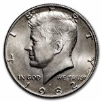 1982-P Kennedy Half Dollar BU (NO-FG Variety)