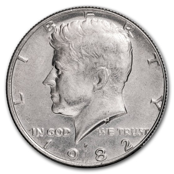 1982-P Kennedy Half Dollar BU 1982-P Kennedy Half Dollar BU