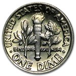 1982-P Roosevelt Dime 50-Coin Roll BU
