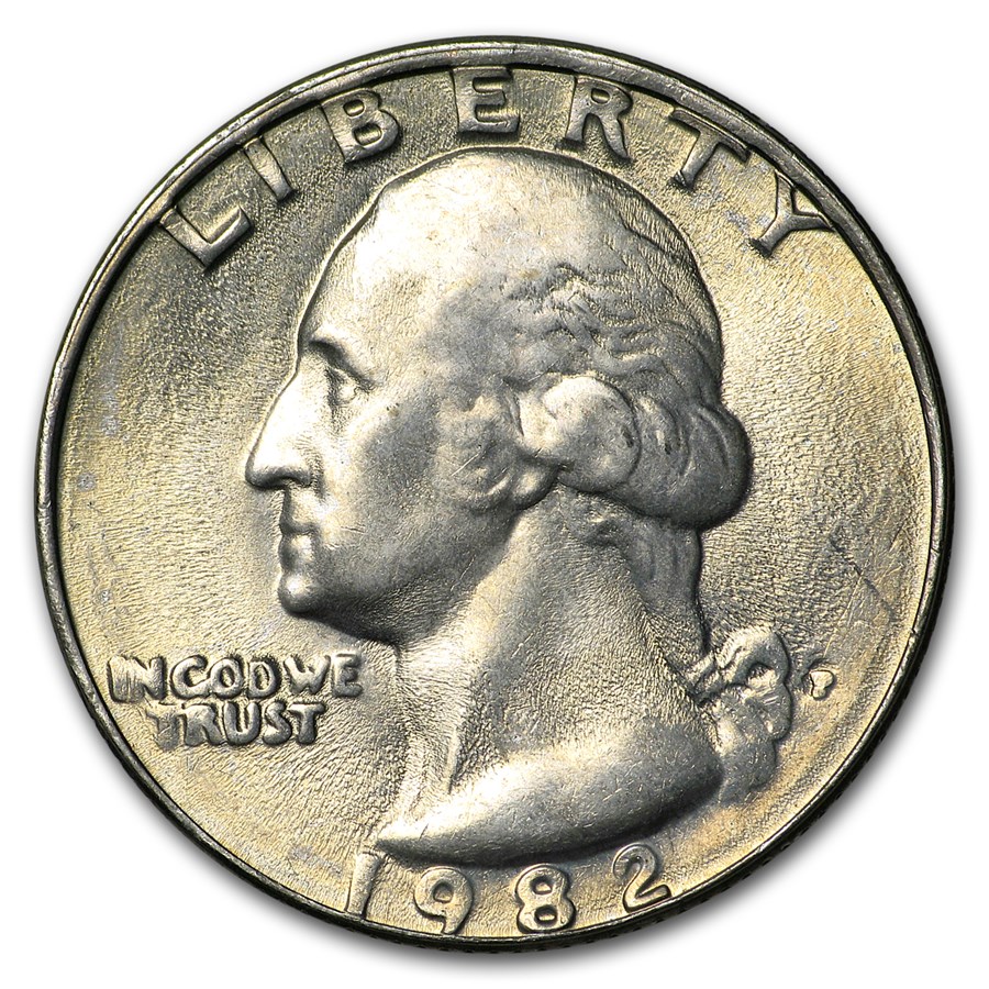 1982-P Washington Quarter BU