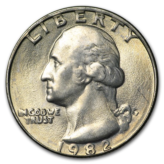 1982-P Washington Quarter BU 1982-P Washington Quarter BU