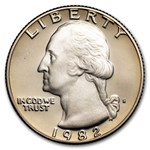 1982-S Washington Quarter 40-Coin Roll Proof