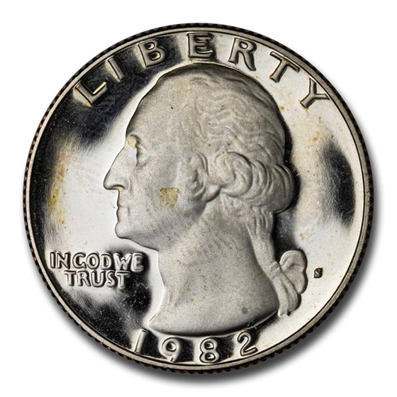1982-S Washington Quarter Gem Proof 1982-S Washington Quarter Gem Proof