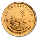 1982 South Africa 1/4 oz Proof Gold Krugerrand