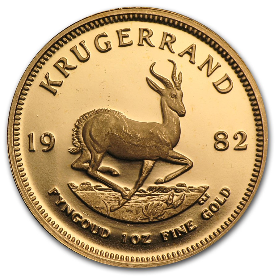 1982 South Africa 1 oz Proof Gold Krugerrand