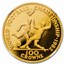 1982 Turks & Caicos Gold 100 Crowns World Soccer PF-69 NGC