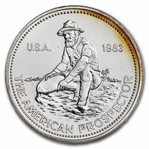 Buy 1983 1 oz Ag Rd Engelhard Prospector -E Logo Rev | APMEX