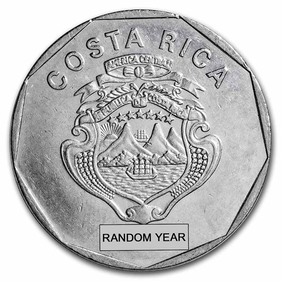 1983-1985 Costa Rica 20 Colones Avg Circ 1983-1985 Costa Rica 20 Colones Avg Circ