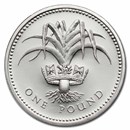 1983-2002 United Kingdom Silver £1 Proof