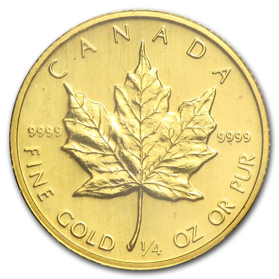 1983 Canada 1/4 oz Gold Maple Leaf BU 1983 Canada 1/4 oz Gold Maple Leaf BU