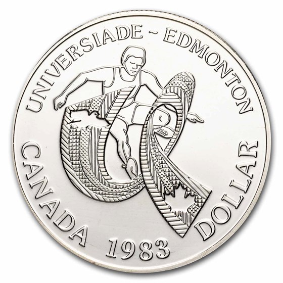1983 Canada Silver Dollar BU (Edmonton University Games) 1983 Canada Silver Dollar BU (Edmonton University Games)