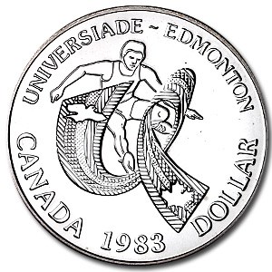 1983 Canada Silver Dollar BU (Edmonton University Games) 1983 Canada Silver Dollar BU (Edmonton University Games)