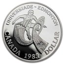 1983 Canada Silver Dollar Proof (Edmonton University Games)