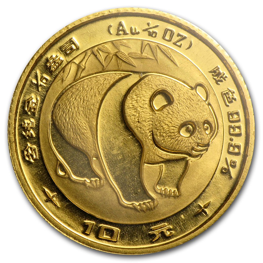 1983 China 1/10 oz Gold Panda BU (Sealed)
