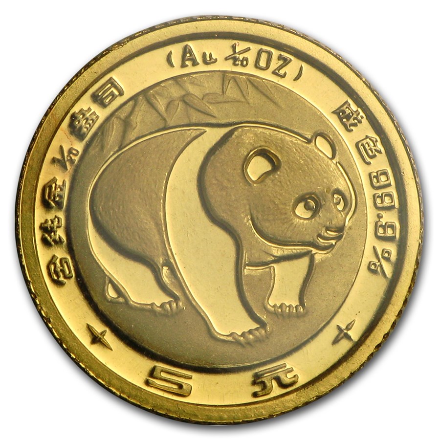 1983 China 1/20 oz Gold Panda BU (Sealed)