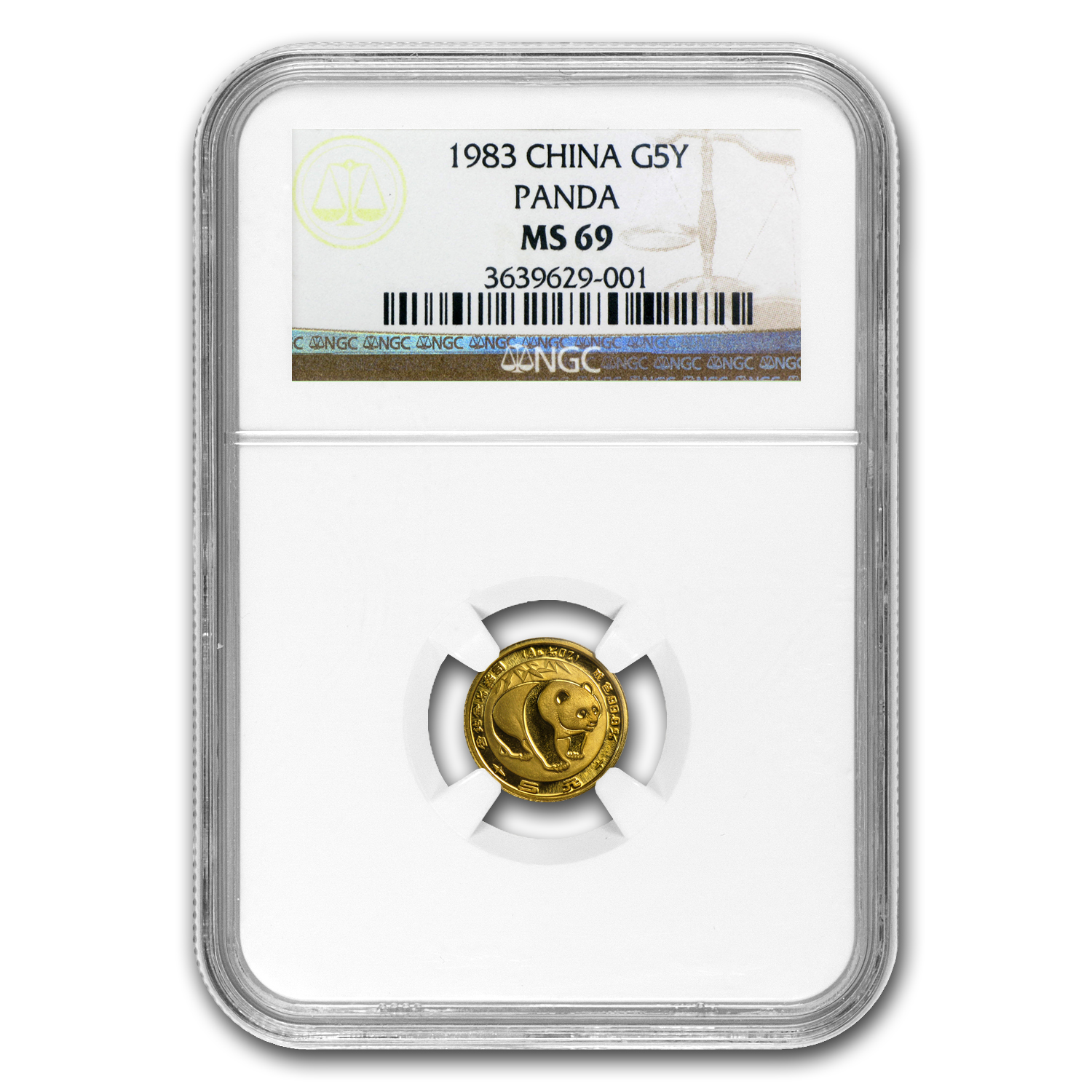 Buy 1983 China 1/20 oz Gold Panda MS-69 NGC | APMEX
