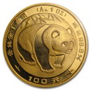 1983 China 1 oz Gold Panda BU (Sealed)