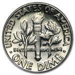 1983-D Roosevelt Dime 50-Coin Roll BU